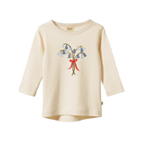 L/S Cloud Tee | Blubelle Natural Print