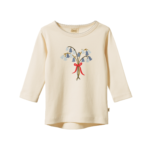 L/S Cloud Tee | Blubelle Natural Print