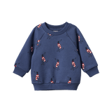 Emerson Sweater | Best Friend Indigo Print