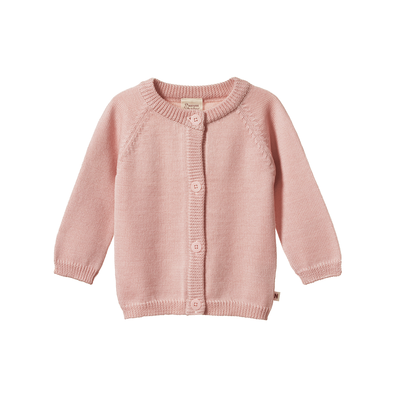 Merino Knit Cardigan | Rose Dust