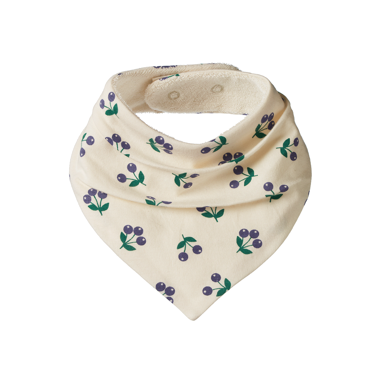 Triangle Bib | Little Winter Berry Print