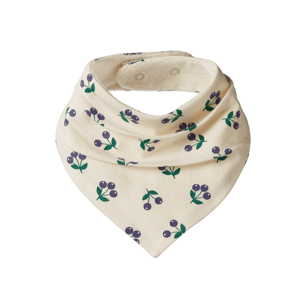 Triangle Bib | Little Winter Berry Print