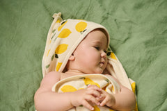 Hooded Towel | Lemon Print