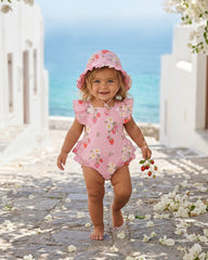 Baby Romper Strawberry Fields Blossom