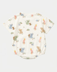 Onesie S/S Bubble Arcadia Gumnut Babies Cloud