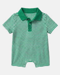 Onesie S/S Polo Mini Pistachio