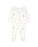 Morgan Print L/S Zip Onesie