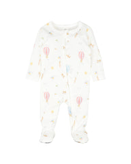 Morgan Print L/S Zip Onesie