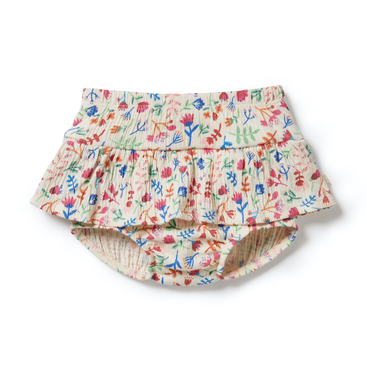 Crinkle Ruffle Nappy Pant | Tropical Garden