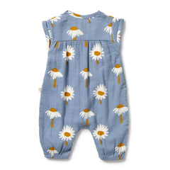 Daisy Floral Crinkle Jumpsuit