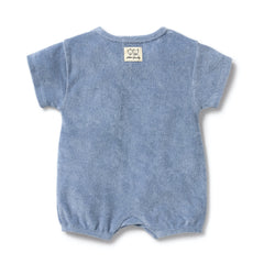 Dusty Blue Terry Growsuit