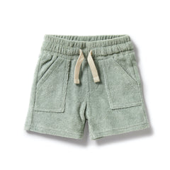 Pistachio Terry Shorts