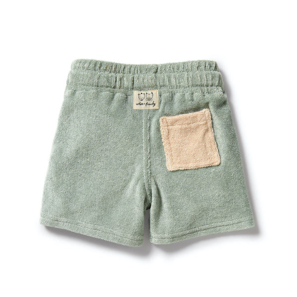 Pistachio Terry Shorts