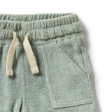 Pistachio Terry Shorts