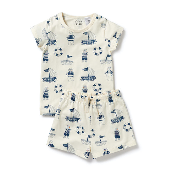 Nautical Bear S/S Pyjamas