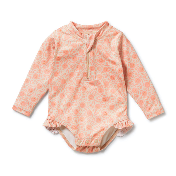 Amelie Floral Long Sleeve Swimsuit