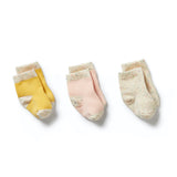 3 pack Baby Socks | Dijion/Pink/Fleck