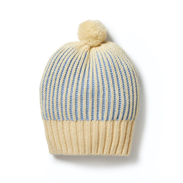 Knitted Rib Hat | Dew