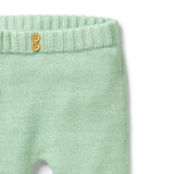 Knitted Legging | Mint Green