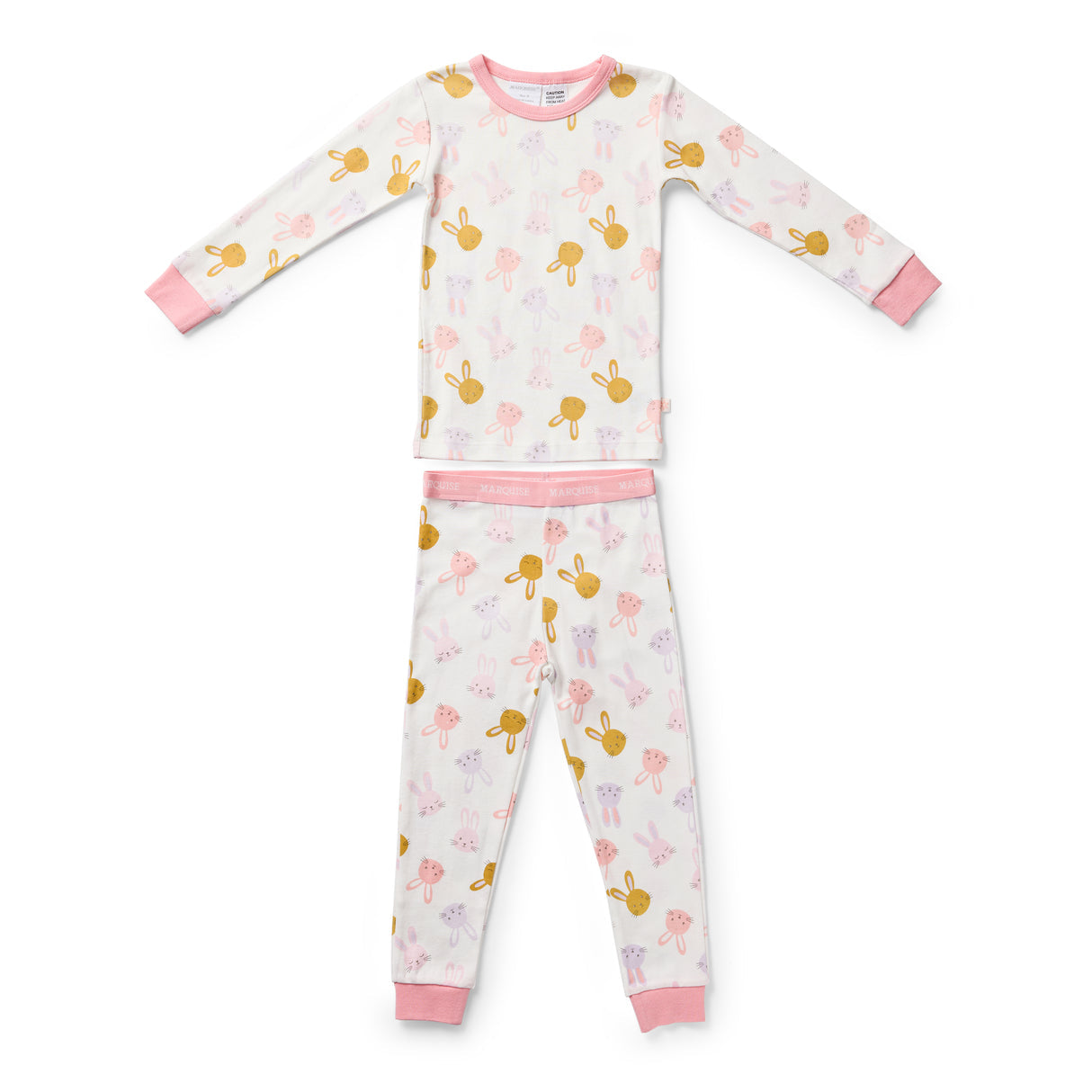 L/S Winter Pyjamas | Pink Bunny