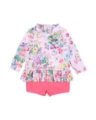 Allegra L/S Rash Top Sunsuit