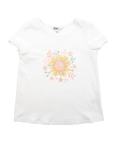 Abby Sunflower Tee