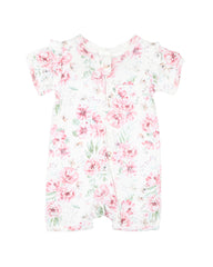 Evie Print S/S Zip Romper