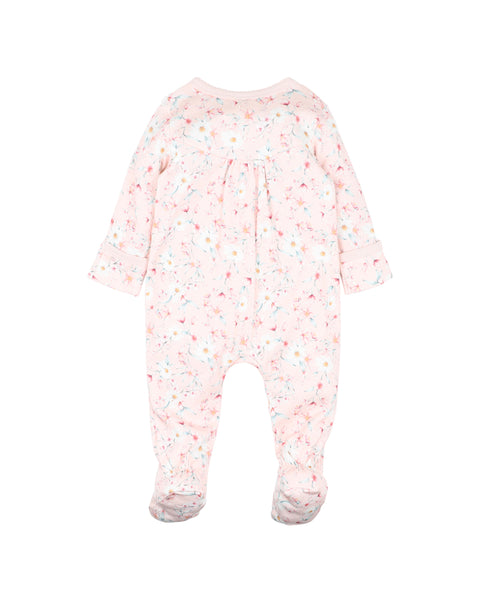 Zoe Print L/S Zip Onesie