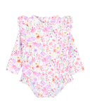 Nadia Print L/S Sunsuit