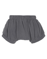 Slate Grey Crinkle Shorts