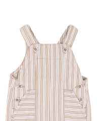 Beige Stripe Overall