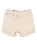 Beige Pocket Shorts