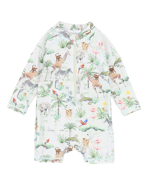 Silas Print L/S Rash Suit