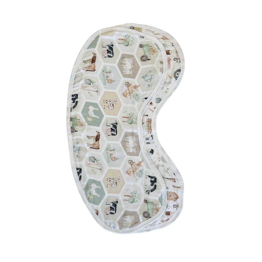 Burp Cloth/Bib | Patchwork Farm & Farm Life
