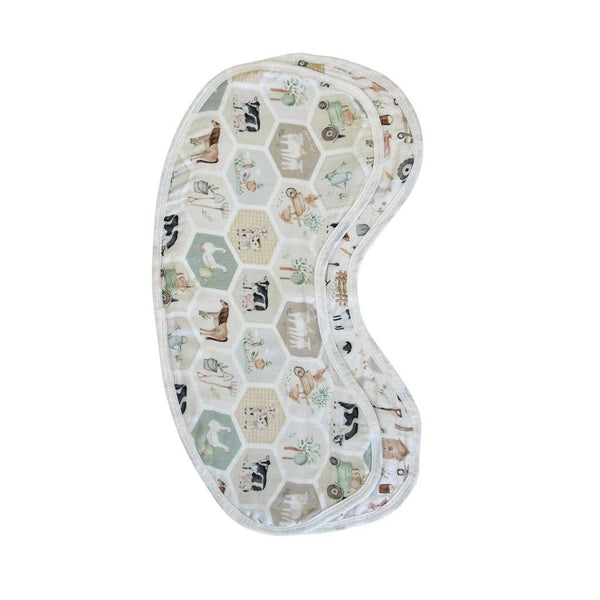 Burp Cloth/Bib | Patchwork Farm & Farm Life