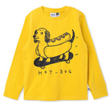 Hot Dog Tee | Mustard