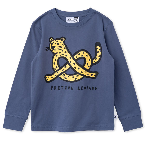 Pretzel Leopard Tee | Midnight