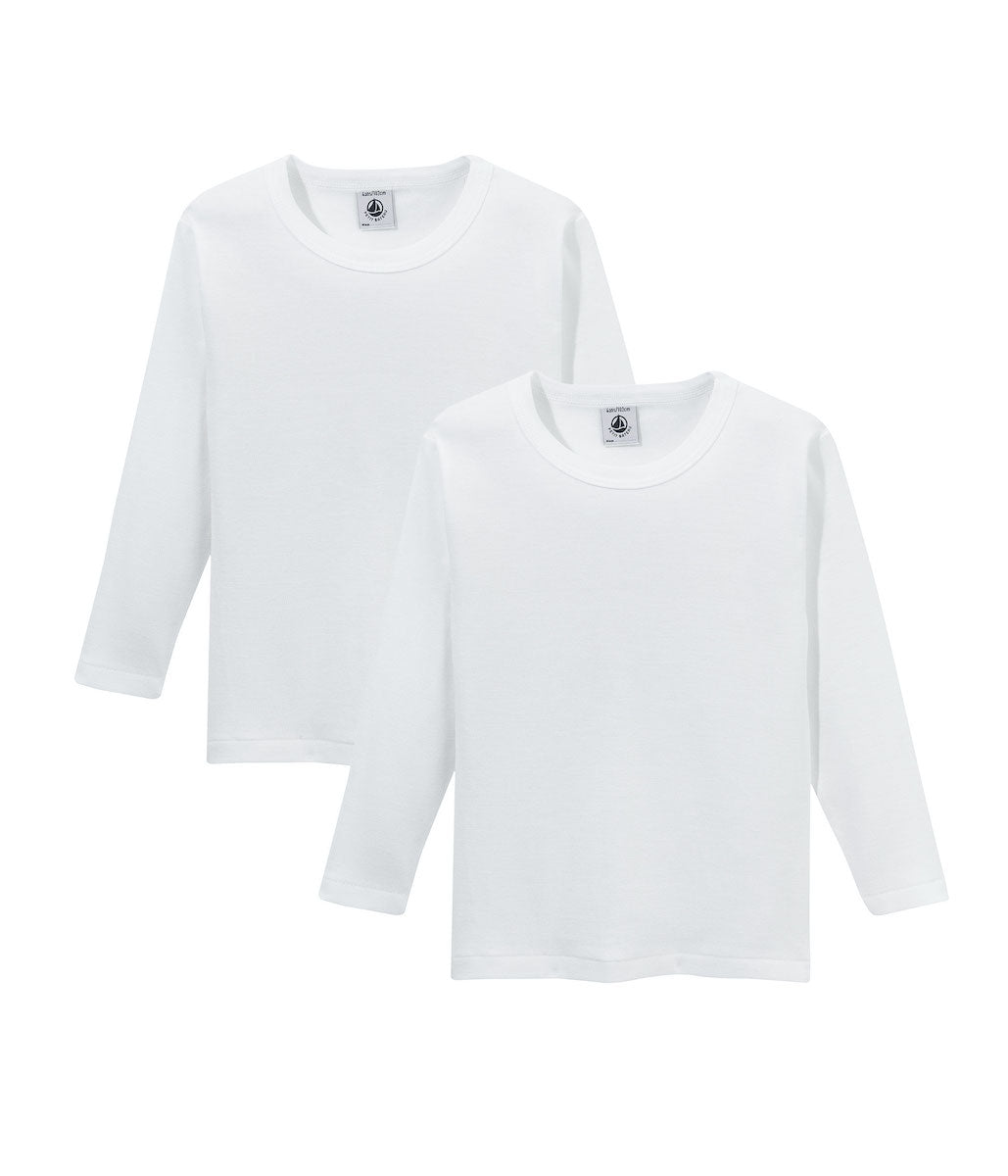 L/S Tee Shirt 2pk | White