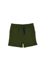 Hunter Green Fleece Shorts