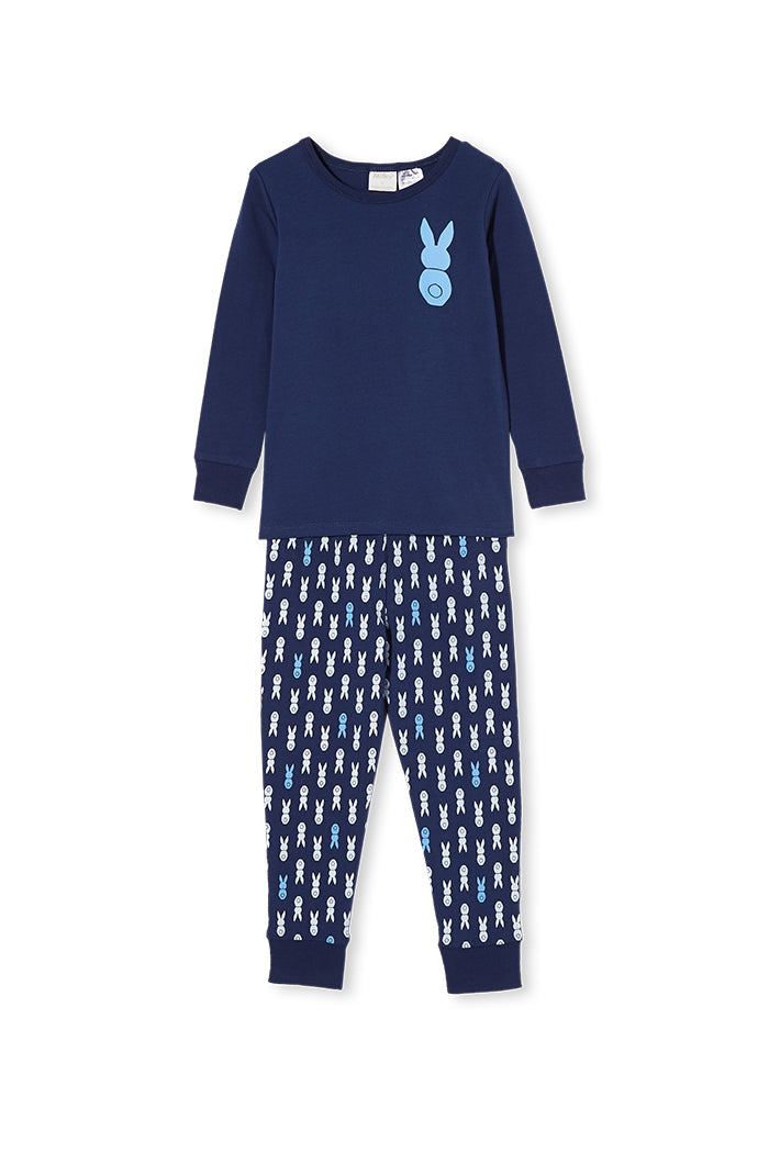 Winter Pyjamas | Bunny Blue
