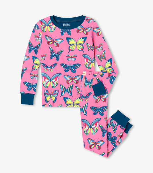 L/S Pyjamas | Vibrant Butterflies