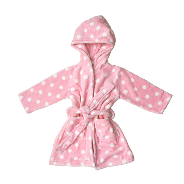 Dressing Gown | Pink Polkadot
