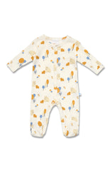 Studsuit and Bodysuit | Bear Print/Stripe