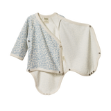 L/S Kimono Bodysuit | Daisy Belle Blue Print