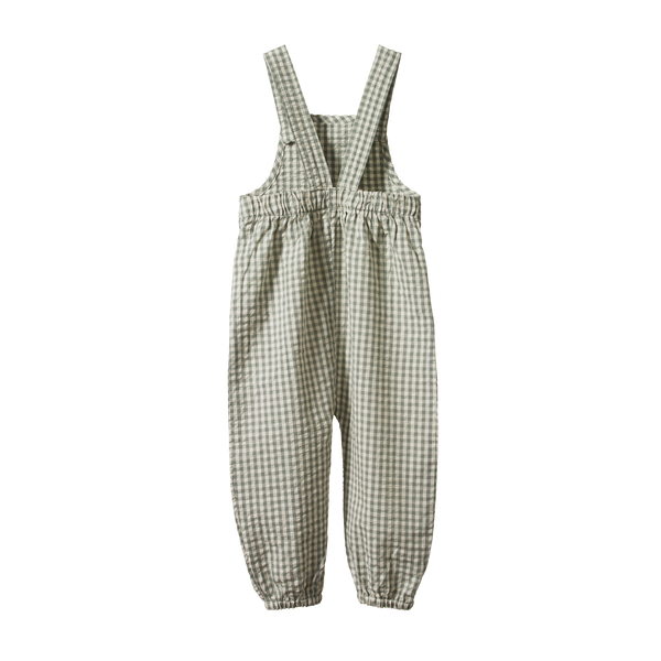 Tipper Gingham Overalls | Lagoon Check
