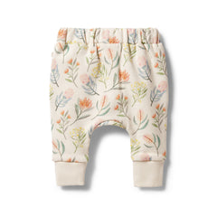 Organic French Terry Slouch Pant | Pretty Floral