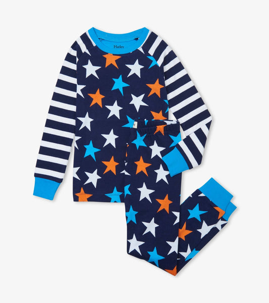 L/S Raglan Pyjamas | Stars and Stripes